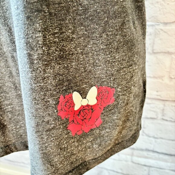 Disney Parks Minnie Mouse Tee | Charcoal Gray | Women's Large - Picture 6 of 8